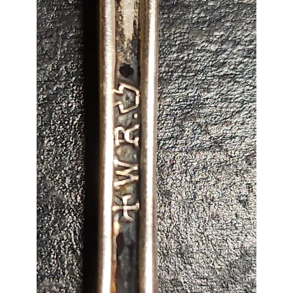 WM. A. Rogers Silverplate Demitasse Spoon Canada Souvenir Ornate Victorian 4.5in